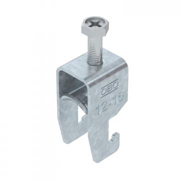 Bügelschelle 2056 U-Fuß, 1-fach, Metalldruckwanne, FT