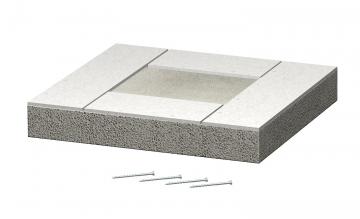 Päätykappale palosuojakanavalle PYROLINE® Con D BSK I90/E30