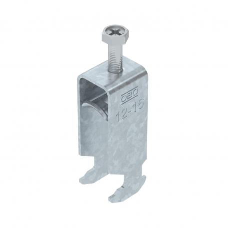 Bügelschelle 2056 H-Fuß, 2-fach, Metalldruckwanne, FT 12 | 16 | 3