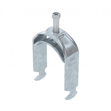 Bügelschelle 2056 H-Fuß, 1-fach, Metalldruckwanne, FT 52 | 58 | 5