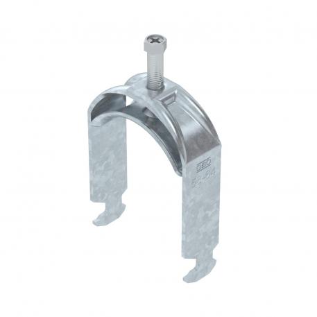 Bügelschelle 2056 H-Fuß, 1-fach, Metalldruckwanne, FT 58 | 64 | 5
