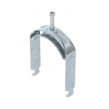 Bügelschelle 2056 H-Fuß, 1-fach, Metalldruckwanne, FT 90 | 100 | 5