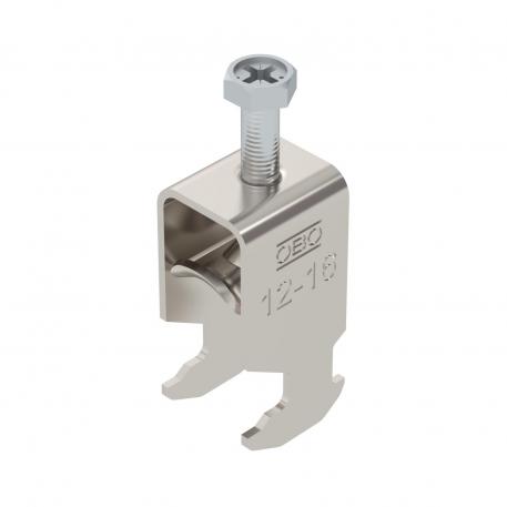 Bügelschelle 2056 H-Fuß, 1-fach, Metalldruckwanne, A2 12 | 16 | 3