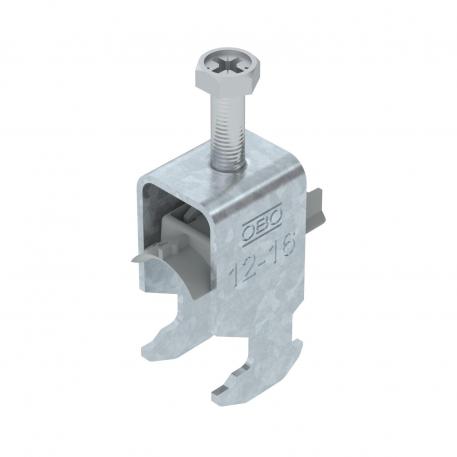 Bügelschelle 2056 H-Fuß, 1-fach, Kunststoffdruckwanne, FT 12 | 16 | 3