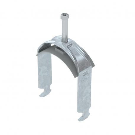 Bügelschelle 2056 H-Fuß, 1-fach, Kunststoffdruckwanne, FT 70 | 76 | 5