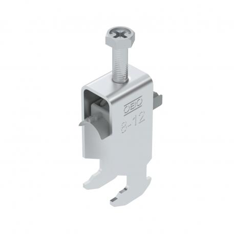 Bügelschelle 2056 H-Fuß, 2-fach, Kunststoffdruckwanne, Al 8 | 12 | 2