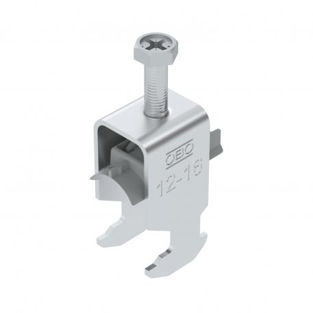 Bügelschelle 2056 H-Fuß, 1-fach, Kunststoffdruckwanne, Al 12 | 16 | 2