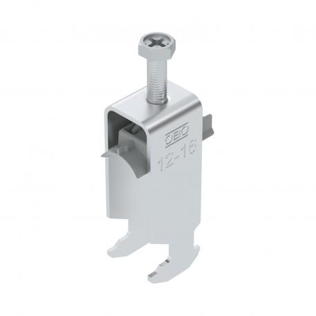 Bügelschelle 2056 H-Fuß, 2-fach, Kunststoffdruckwanne, Al 12 | 16 | 2