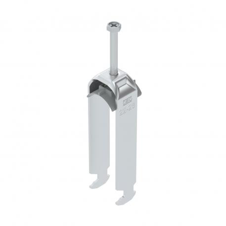 Kaarikiinnike 2056 H-jalka, 3-osainen, muovivanne, Al