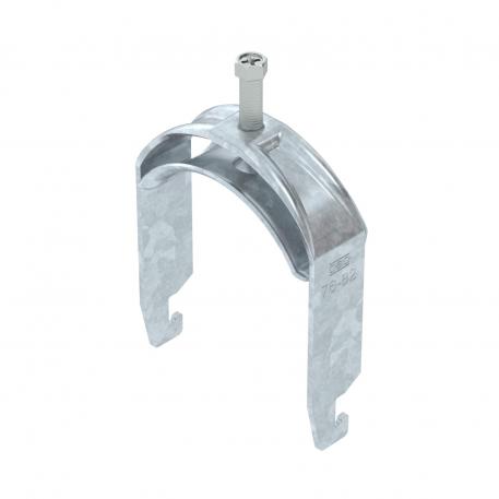 Bügelschelle 2056 U-Fuß, 1-fach, Metalldruckwanne, FT 76 | 82 | 5
