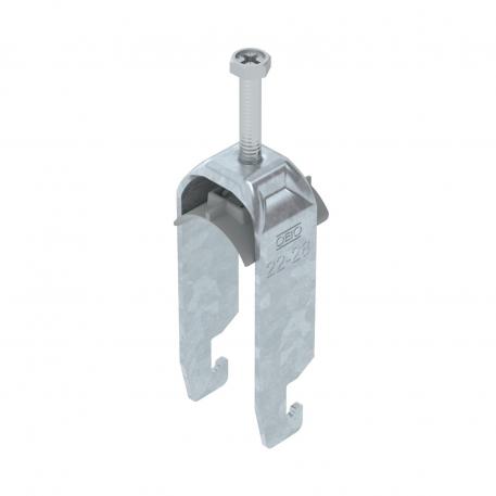 Bügelschelle 2056 U-Fuß, 2-fach, Kunststoffdruckwanne, FT 22 | 28 | 3