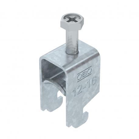 Bügelschelle 2056 N-Fuß, 1-fach, Metalldruckwanne, FT 12 | 16 | 3