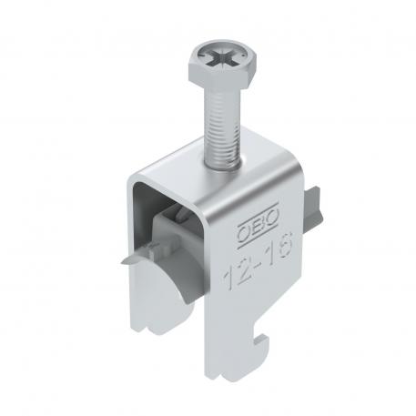 Bügelschelle 2056 N-Fuß, 1-fach, Kunststoffdruckwanne, Al 12 | 16 | 2