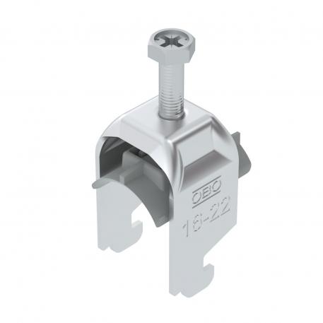 Bügelschelle 2056 N-Fuß, 1-fach, Kunststoffdruckwanne, Al 16 | 22 | 2