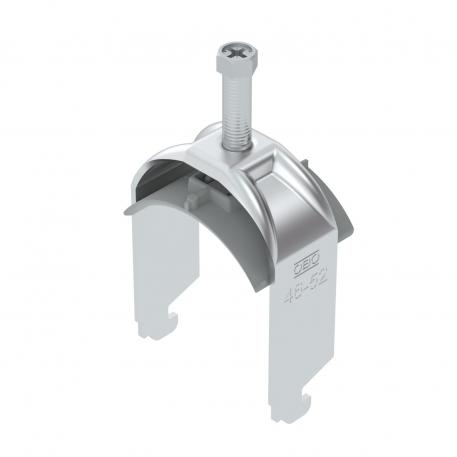 Bügelschelle 2056 N-Fuß, 1-fach, Kunststoffdruckwanne, Al 46 | 52 | 2