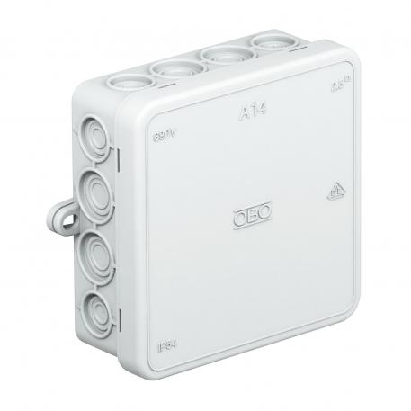 Jakorasia A 14 90x90x35 | 16 | IP55 | vaaleanharmaa, RAL 7035