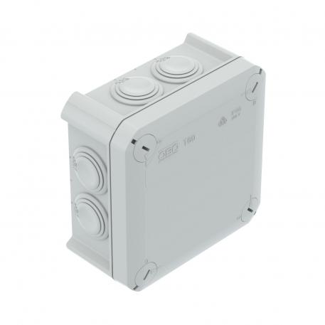Jakorasia T 60, kalvotiiviste 100x100x48 | 7 | IP66 | vaaleanharmaa, RAL 7035