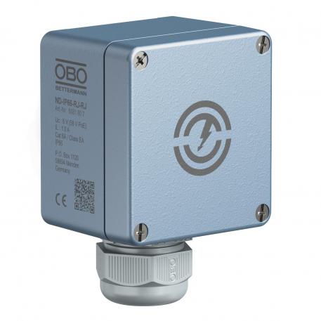 Ylijännitesuoja erittäin nopeille verkoille 1 GBit (luokka EA/CAT6) 8 | Yhdistelmäsuoja, 8 johdinta + suoja |  | 58 | RJ45 8(8)