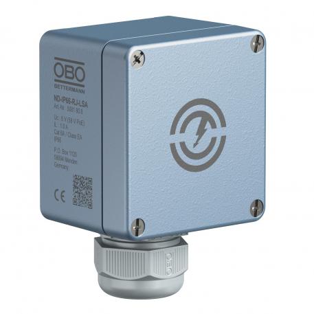 Ylijännitesuoja erittäin nopeille verkoille 1 GBit (luokka EA/CAT6) 8 | Yhdistelmäsuoja, 8 johdinta + suoja |  | 58 | RJ45 8(8)