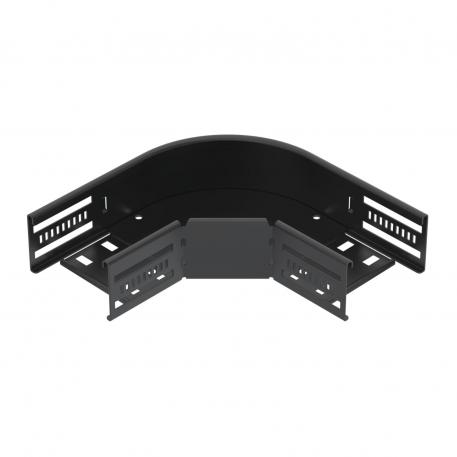 90° bend 60, black 100 | teräs | PES135 - polyesteri | syvänmusta, RAL 9005