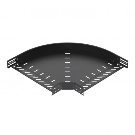 90° bend 60, black 400 | teräs | PES135 - polyesteri | syvänmusta, RAL 9005