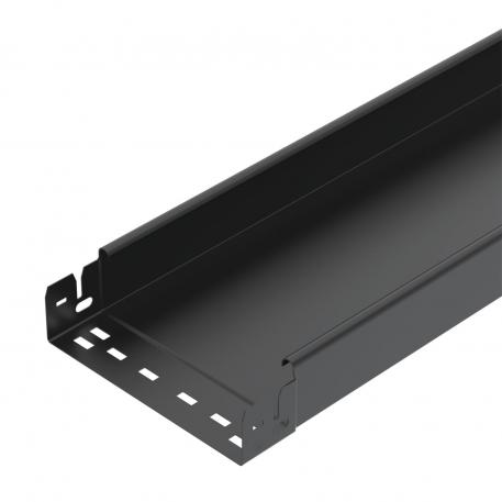 Cable tray MKS-Magic® 60, unperforated, black 3050 | 200 | 60 | 1 | ei | syvänmusta, RAL 9005 | teräs | PES135 - polyesteri