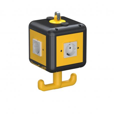 HoverCube VH-4, 4 x 1-osainen pistorasia 4 |  |  | ilman | grafiitinmusta, RAL 9011