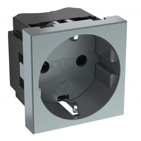 0° socket, protective contact, single 1 | Single 0° | alumiini, pulveripinnoitettu
