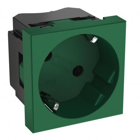 33° socket, protective contact, single 1 | Single 33° | vihreä, RAL 6029