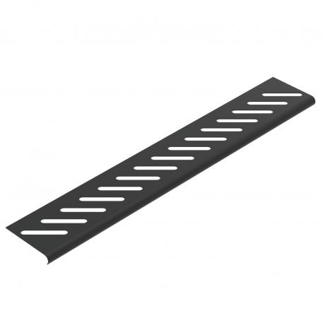 Floor end plate FSK, black 400
