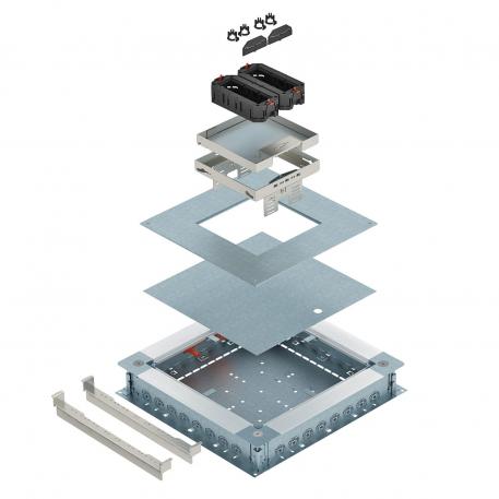 Lattiarasiapakkaus valuasennukseen