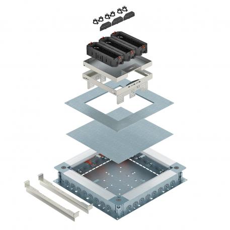 Lattiarasiapakkaus valuasennukseen